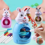 Motorized Easter Egg Decorator Kit Easter Busy Bunny Egg Spinner Whirler Decorating Machine with pen